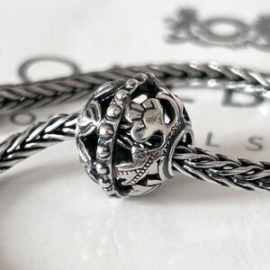 TROLLBEADS Retired Spiritual Adornment Silver Bead LAA 925S NEW! Nature, Leaves